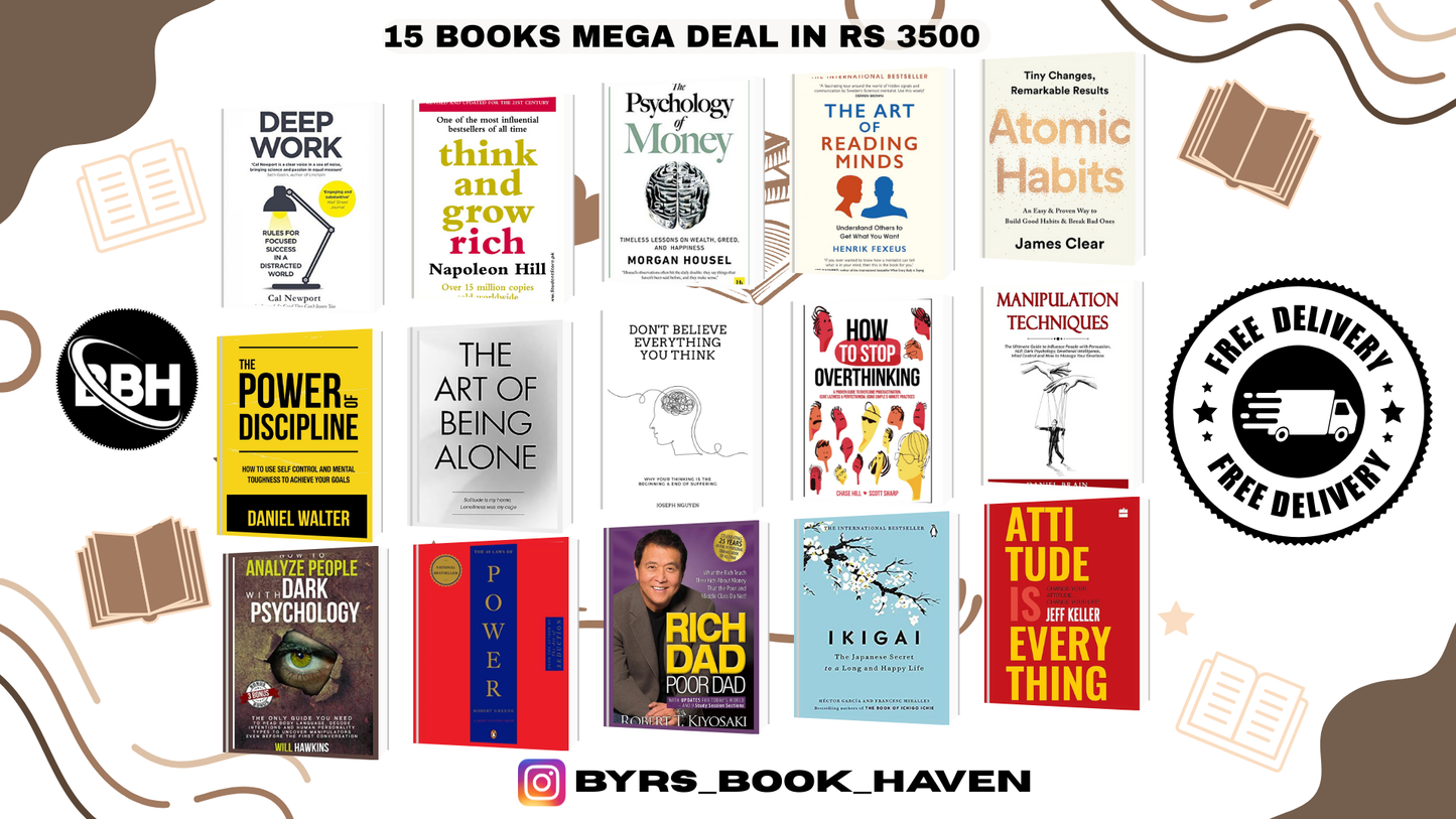 15 Books Mega Deal In Rs 3500